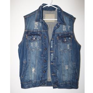 Dark Denim Vest